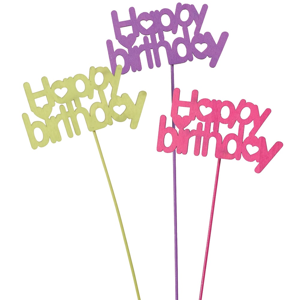 Happy Birthday Pick